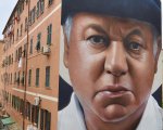 Paolo Villaggio: un murales dedicato a Fantozzi a Genova