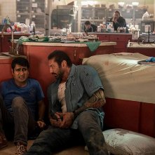 Stuber - Autista D'assalto: Dave Bautista con Kumail Nanjiani in un'immagine