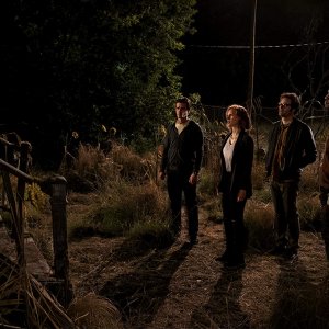 IT: Chapter 2, Jay Ryan, Jessica Chastain, Isaiah Mustafa, James McAvoy, James Ransone e Bill Hader in una scena del film