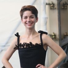 Venezia 2019: una sorridente Mariana di Girolamo al photocall di Ema