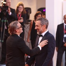 Venezia 2019: Joaquin Phoenix  e Todd Phillips sul red carpet di Joker