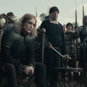 Il Re: Robert Pattinson durante una scena