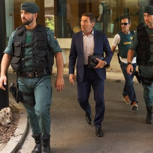 Il Regno: Antonio de la Torre durante una scena del film