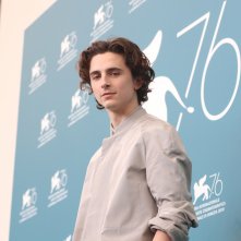 Venezia 2019: Timothée Chalamet al photocall de Il Re