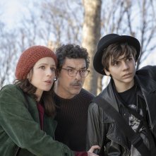 Mio fratello rincorre i dinosauri: Alessandro Gassman e Isabella Ragonese in una scena del film