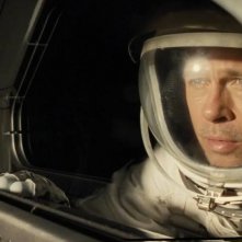 Ad Astra: Brad Pitt durante una scena del film