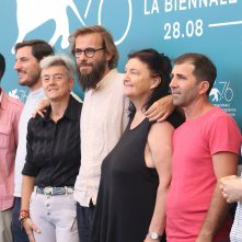 Venezia 2019: Andrea Segre e il suo cast al photocall di Il pianeta in mare