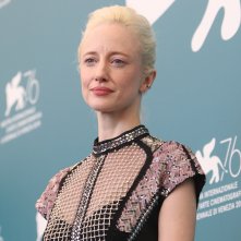 Venezia 2019: Andrea Riseborough al photocall di ZeroZeroZero