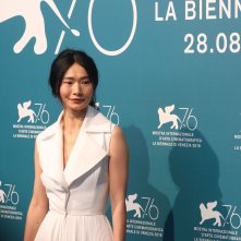 Venezia 2019: Gana Bayarsaikhan al photocall di Waiting for the Barbarians