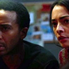 Battle at Big Rock: André Holland e Natalie Martinez in una scena del corto