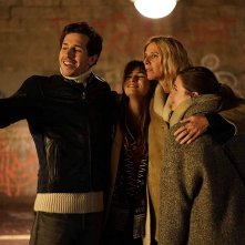 Selfie di famiglia: Sandrine Kiberlain, Thaïs Alessandrin, Victor Belmondo in una scena del film