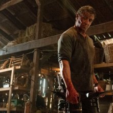 Rambo Last Blood: Sylvester Stallone durante una scena