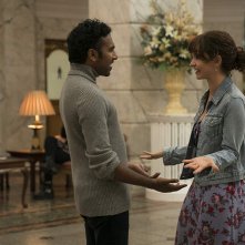 Yesterday: Himesh Patel, Lily James in una scena del film