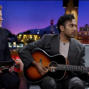 Yesterday: James Corden, Himesh Patel in una scena del film