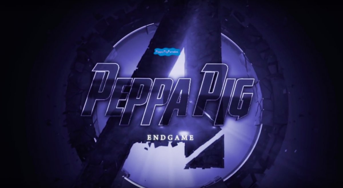Avengers: Endgame e Peppa Pig insieme nel trailer parodia!
