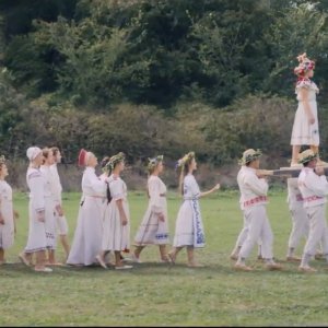 Midsommar, un inquietante dettaglio nascosto tra gli alberi in una scena del film