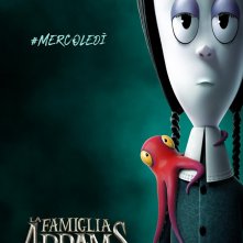 La famiglia Addams: character poster per il personaggio di Mercoledì