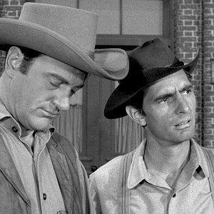 Gunsmoke, una scena della serie tv, una delle più longeve