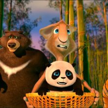 A spasso col panda: una scena del film d'animazione