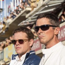 Le Mans '66 - La grande sfida: Christian Bale, Matt Damon in una scena del film