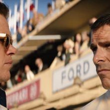 Le Mans '66 - La grande sfida: Christian Bale, Matt Damon durante una scena del film