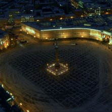 Ermitage. Il Potere dell'Arte: la piazza del museo vista dall'alto