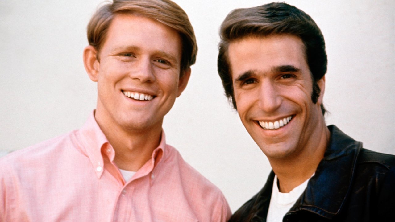 Ron Howard e Henry Winkler in una foto ai tempi di Happy Days