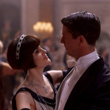 Downton Abbey: Michelle Dockery e Matthew Goode in una scena del film