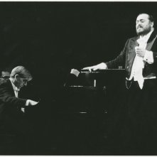 Pavarotti: una foto d'archivio