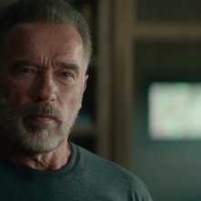 Terminator: Destino Oscuro, un primo piano di Arnold Schwarzenegger