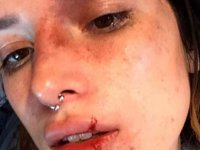 Bella Thorne, il trucco di Halloween è shock: 'Offende le vittime di violenza'