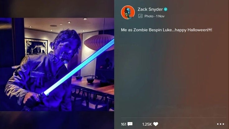 Zack Snyder Halloween Costume