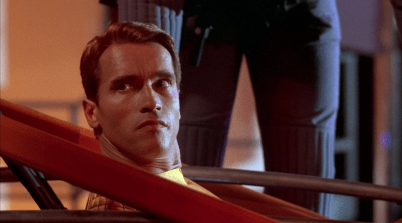 Una scena di The Running Man