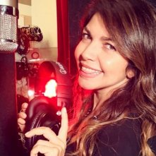 Cristina D'Avena al microfono