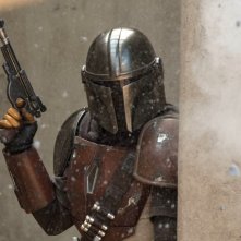 The Mandalorian: il protagonisti in una scena della serie Disney+