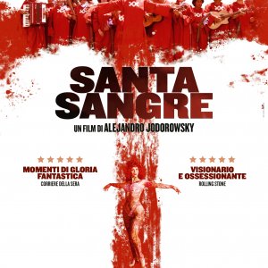 Santa Sangre: la locandina del film restaurato in versione 4K