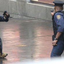 Guns Akimbo: una scena del film con Daniel Radcliffe