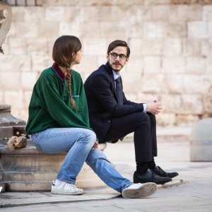 Mollami: Martina Gatti e Alessandro Sperduti in una scena del film Sky Original