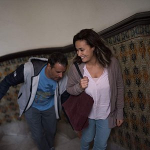 Noura's Dream: Hind Sabri, Hakim Boumsaoudi in una scena del film