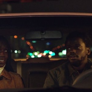 Queen & Slim: Daniel Kaluuya, Jodie Turner-Smith in una scena del film