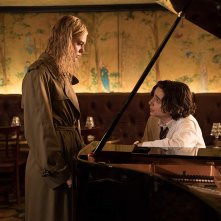 Un giorno di pioggia a New York: Elle Fanning, Timothée Chalamet in una sequenza del film