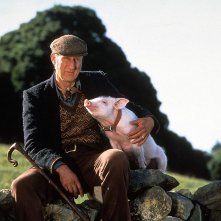 Babe, maialino coraggioso: James Cromwell in un'immagine del film