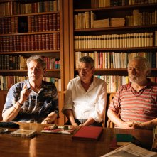 Lontano lontano: Ennio Fantastichini, Giorgio Colangeli e Gianni Di Gregorio in una scena del film