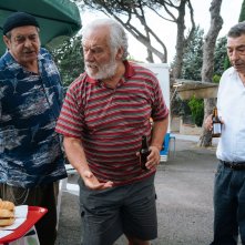 Lontano lontano: Giorgio Colangeli, Ennio Fantastichini e Gianni Di Gregori durante una scena del film