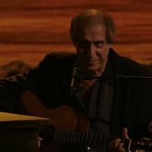 Adriano Celentano durante lo show Adrian la Serie