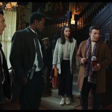 Cena con delitto - Knives Out: Daniel Craig, Chris Evans, Noah Segan, Ana de Armas, LaKeith Stanfield in una scena del film