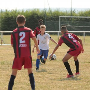 Un sogno per papà: François Damiens e Maleaume Paquin in un momento del film