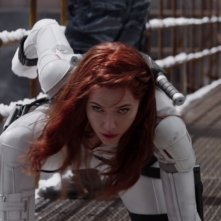 Black Widow: Scarlett Johansson in una scena