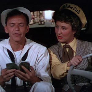 Un giorno a New York: Frank Sinastra in una scena del film