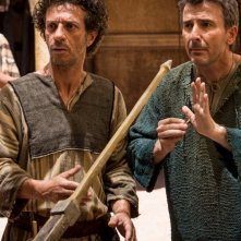 Il primo Natale: Salvatore Ficarra e Valentino Picone durante un momento del film